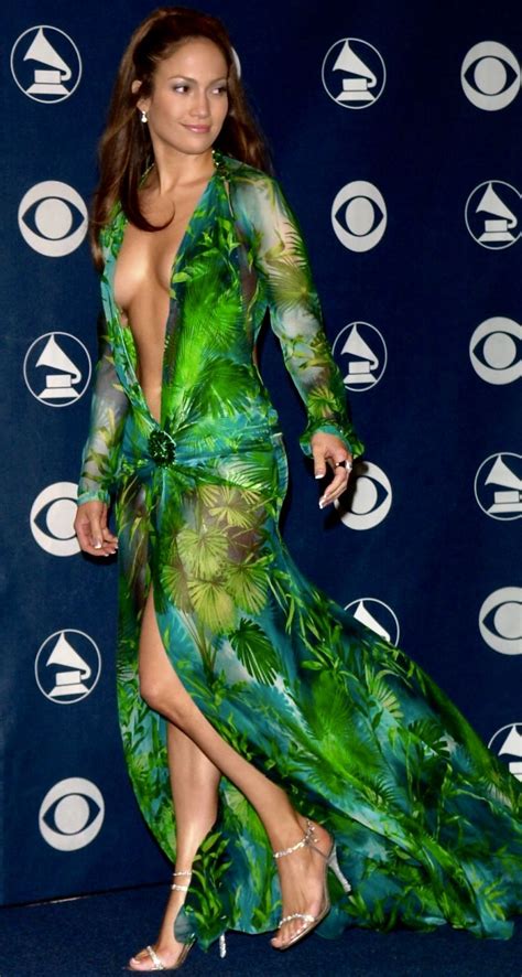 jennifer lopez green versace dress 2000|jlo green dress grammy 2000.